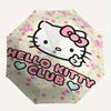 Hello Kitty,Club Automatic Folding Umbrella-Simple 8-Rib Design, Bright Cartoon Pattern, Durable Iron Frame, Suitable For Travel, Outdoor, B