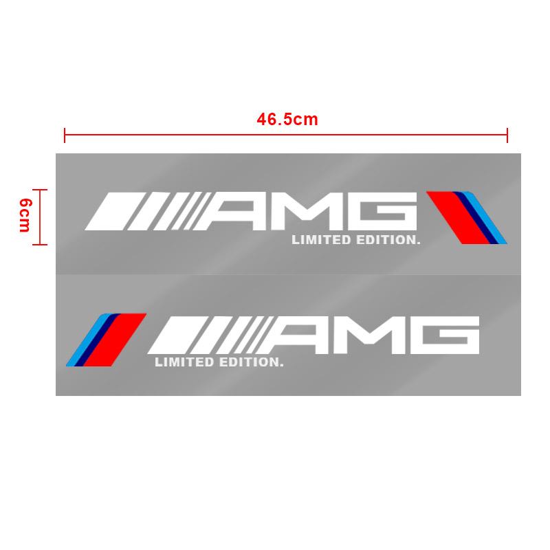 2 шт. Наклейка на боковую дверь автомобиля, значок, наклейка, украшение, эмблема для Mercedes-Benz AMG C200 C300 A B C E GLA CLA GLK GL ML GLE W204 W205 W203 W211 W212 W213