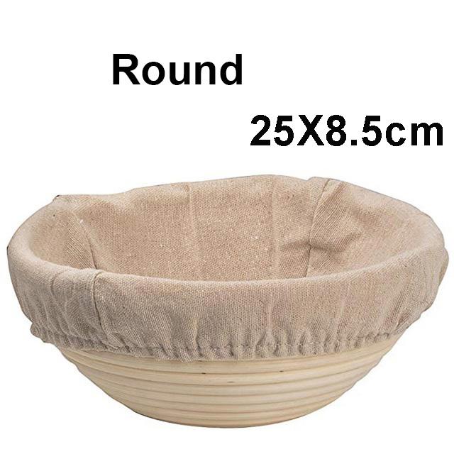Rattan Bread Proofing Basket Natural Oval Rattan Wicker Dough Fermentation Sourdough Bread Basket
