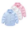 White Shirt Children's White Shirt Performance Clothes Middle Children's White Shirt Spring Autumn Short Sleeve Shirt