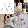 Elegant Bowknot Bag Pendant with Ballet Inspired Designs Phone Charm for Mobile Case Camera Earphones Stylish Accessory