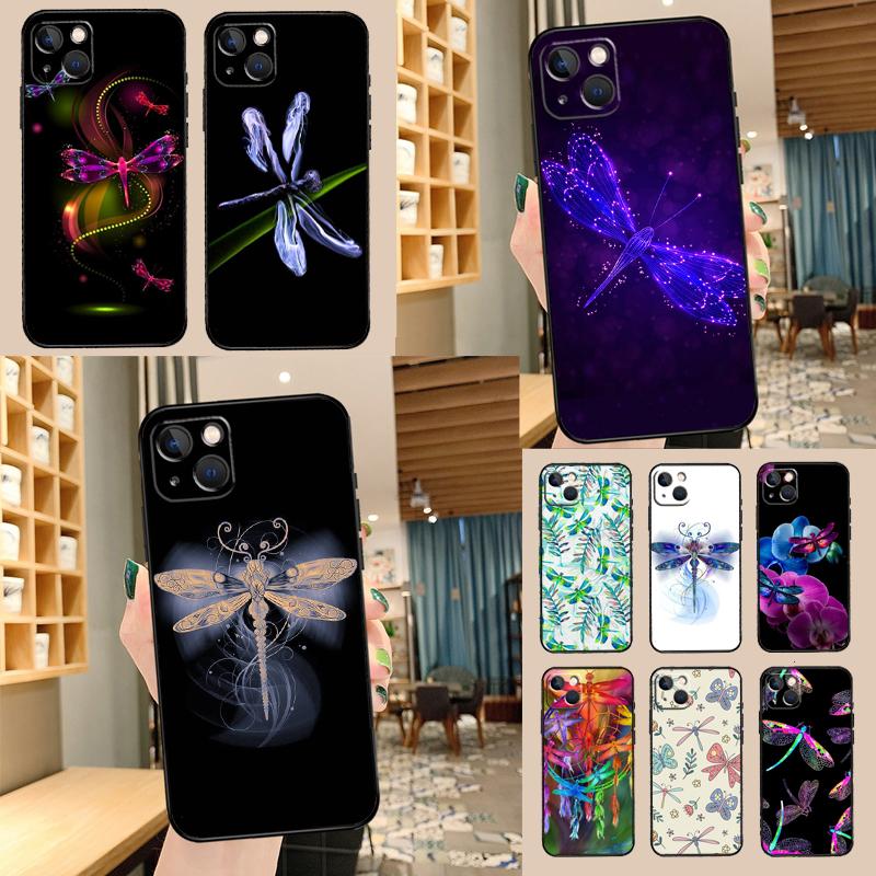 Colorful Dragonfly Phone Case For Samsung Galaxy S24 S26 Ultra S20 S21 S22 S23 S25 Plus S10 S25 FE Cover Shell