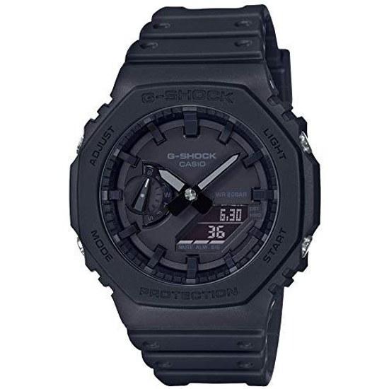 Мужские наручные часы Casio G-Shock с защитой Carbon Core Guard GA-2100-1A1JF Черные
