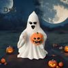 Ghost Figurine Halloween Spooky Ghost Ornaments Collectible Ghost Tabletop Statue Home Decorations for Table Centerpieces Shelf Mantel Display