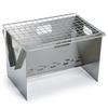 ELMO Solo Camping Equipment Stainless Steel Fire Pit X 12 X 20 X 15 Cm Silver (for 1-2 People) 19.5 13.2 Cm, (Wire Mesh) #3282