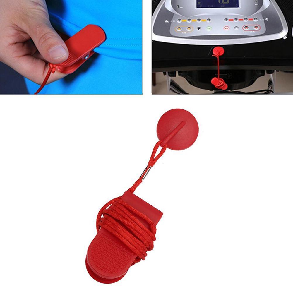 Магнитная беговая дорожка Фитнес Беговая машина Ключ безопасности H2J7 Блокировка V4L8