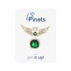 Pinets Phenomenal Brooch With Wings Set With Cubic Zirconias
