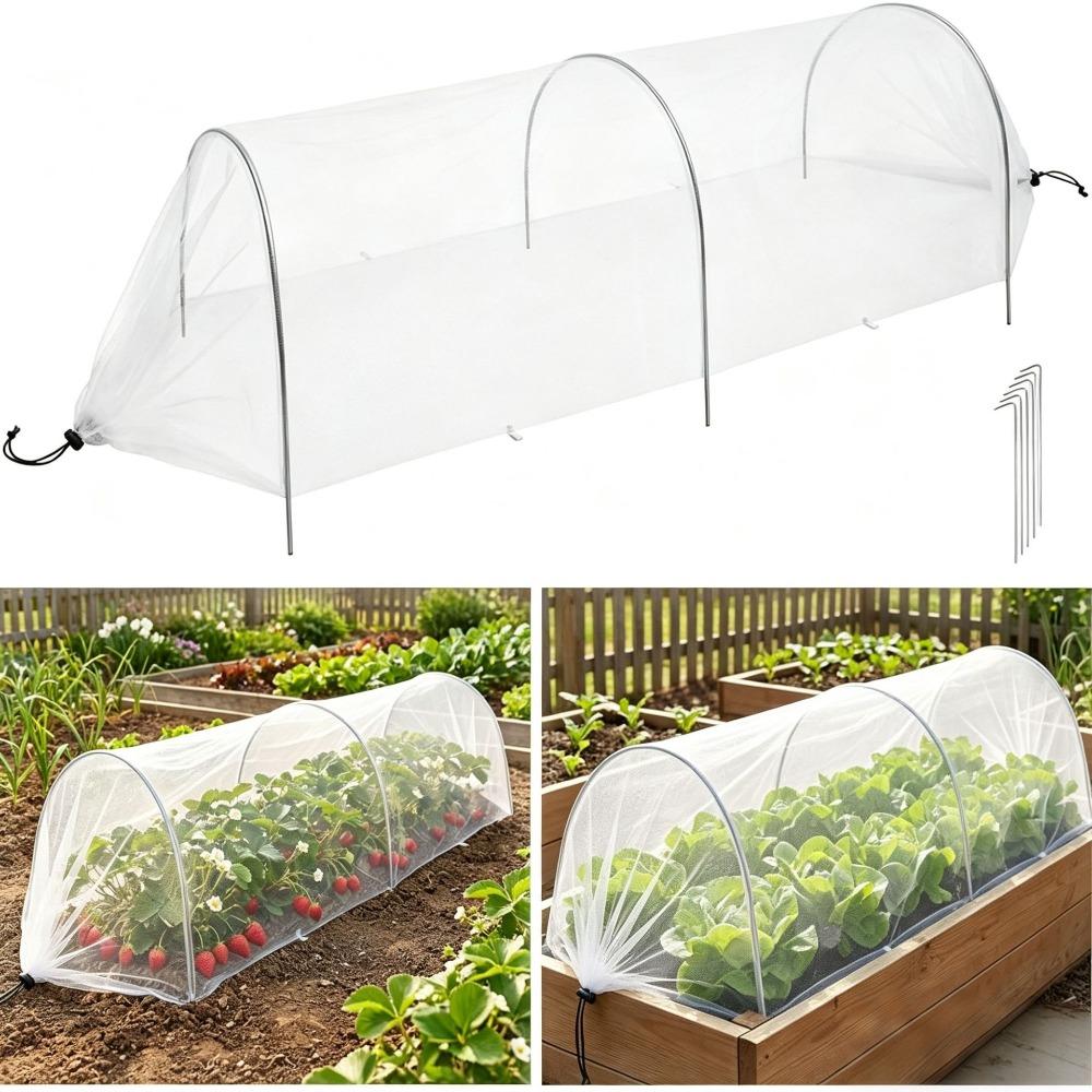 Insect Barrier Plant Protection Netting Bird Control Garden Net Plant Cage Cover Mesh Farm