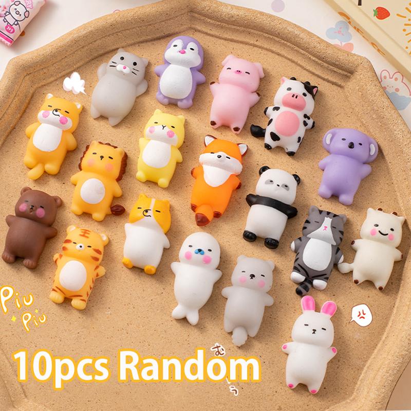 Моти Сквиши Мультяшное Животное Игрушка Табас Сквиши Веселые Игрушки Для Детей Снятие Стресса Сжималка Вечеринка Подарки На День Рождения Подарочный Пакет