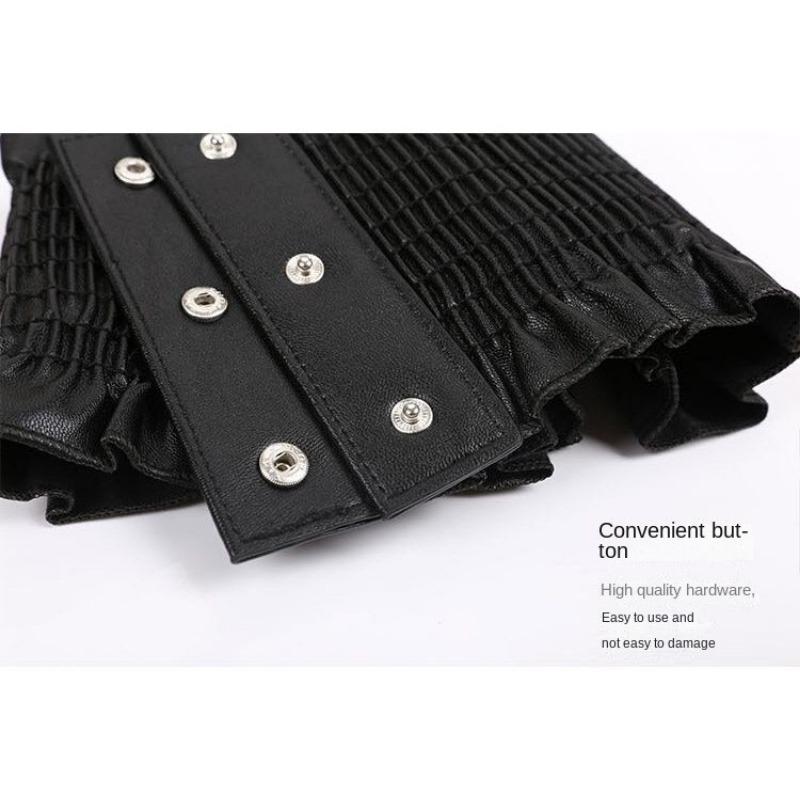 Ultra-wide Shirt Girdle Ladies Simple Wild Lace Elastic Dress Decorative Belt Black and Red Wild Accessories Tide.