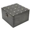 Retro Wooden Storage Box Metal Hinge Decorative Treasure Storing Chest Organizer for Home Office