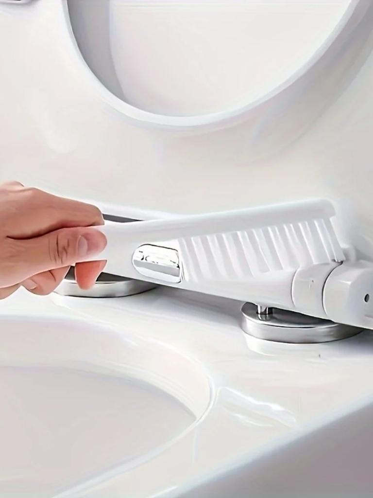 1 шт. Туалетная щетка без мертвых углов, без проколов в ванной, щетка для мытья унитаза, бытовая настенная сливная труба с длинной ручкой