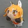 Плюшевые игрушки Kemono Friends, лежащие, Серебристая арктическая и песчаная кошка, Арктическая лиса, Только лиса, Лиса, - -