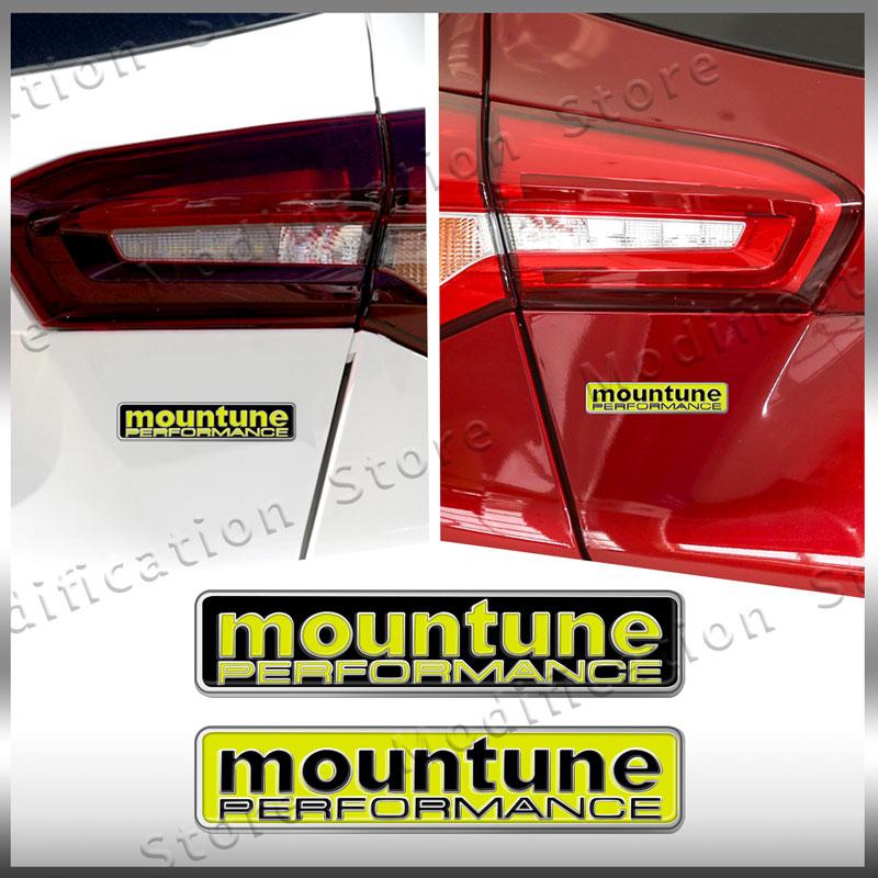 3D Metal Performance M Flag Emblem Mountune Racing Badge Rear Trunk Fender Body Sticker For Ford Focus Fiesta Mondeo Kuga