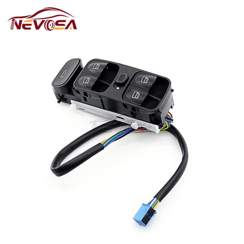 NEVOSA A2098203410 For Mercedes W209 CLK320 CLK500 03-09 EC Power Window Switch Control Button Car Replacement Parts A2038200110