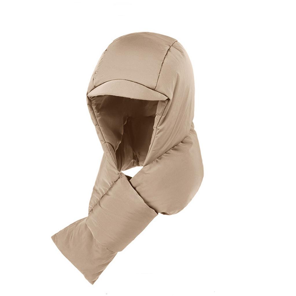 Женский теплый шарф-шапка пуловер цельный для активного отдыха, катания на лыжах, путешествий, толстая пуховая шапка для защиты от холода