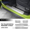 Нержавеющая сталь для Suzuki Jimny Nomade 5-дверный 2024 2025 Защитная накладка на порог двери автомобиля Аксессуары
