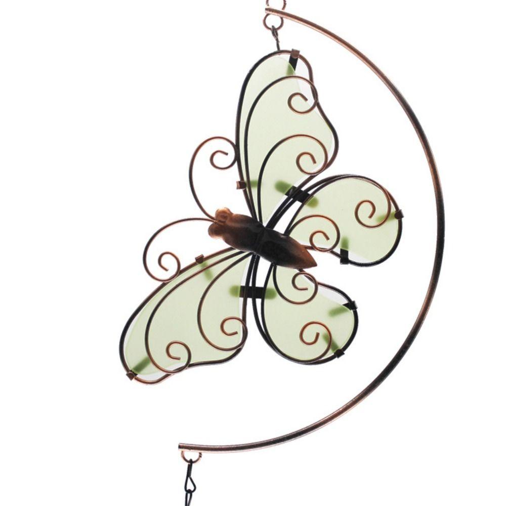 Good Luck Symbol Dragonfly Wind Bell Luminous Glow Outdoor Hanging Decor Window Decoration