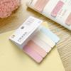 100Sheet Simplicity Sticky Note Solid Color Mini Notepad Creative Study Memo Pad for Kid Lovely Stationery Adhesive Index Note