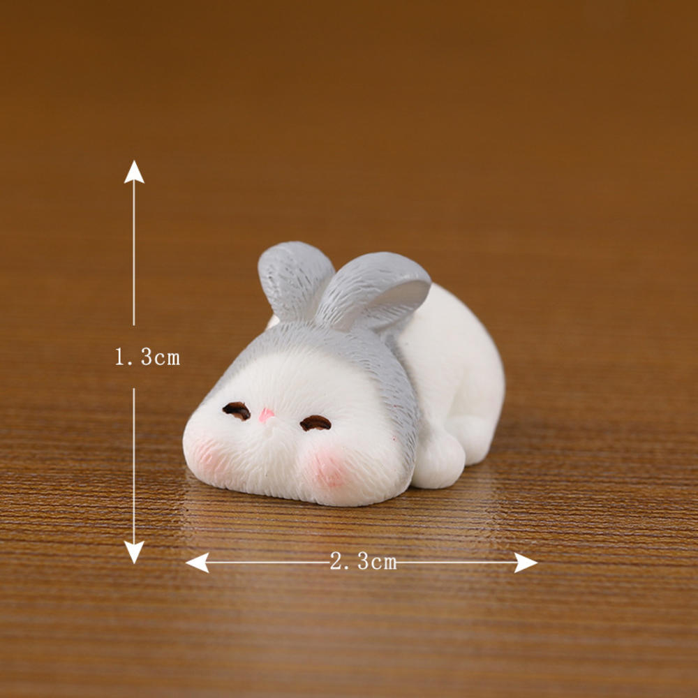 Naughty Resin Small Cat Figurine Mini Cartoon Kitten Ornaments 3D Cat Desktop Decoration Creative Car Mounted Figurines