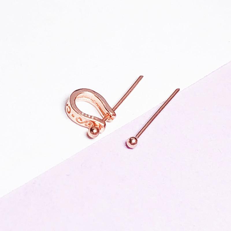 Подвеска-пряжка Peace Buckle из стерлингового серебра 925 пробы для подвесок из нефрита