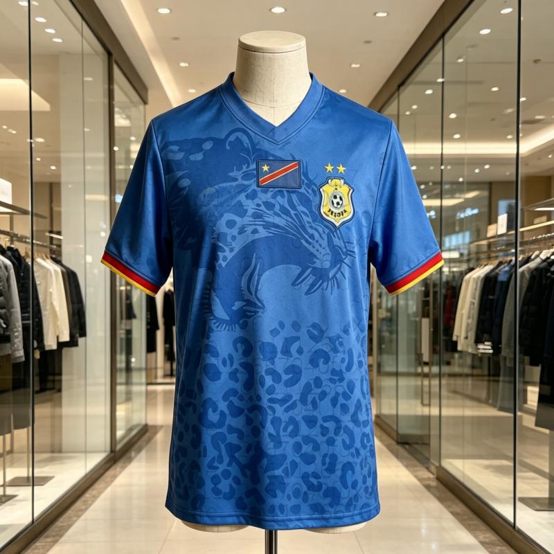 Camiseta Deportiva Estilo Congo, Transpirable, de Secado Rápido, Versión Tailandesa, para Fútbol, Entrenamiento en Campo, Conjuntos Familiares a Juego