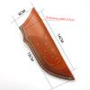 Cowhide Knife Sheath Outdoor Small Straight Knife Set Belt Loop Hunt Multi Holster Carry Sheath Camping Leather Knife Scabbard