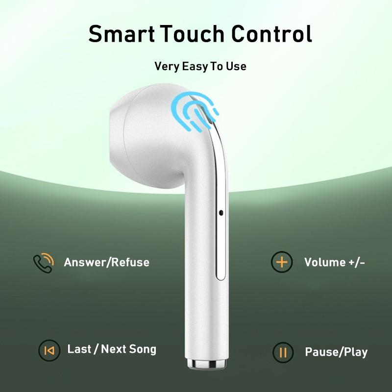 VAORLO J18 TWS Wireless Earphones HiFi Stereo Subwoofer Super Bass With HD Micorphone Headset Noise Cancel Headphone For Iphone Xiaomi Huawei