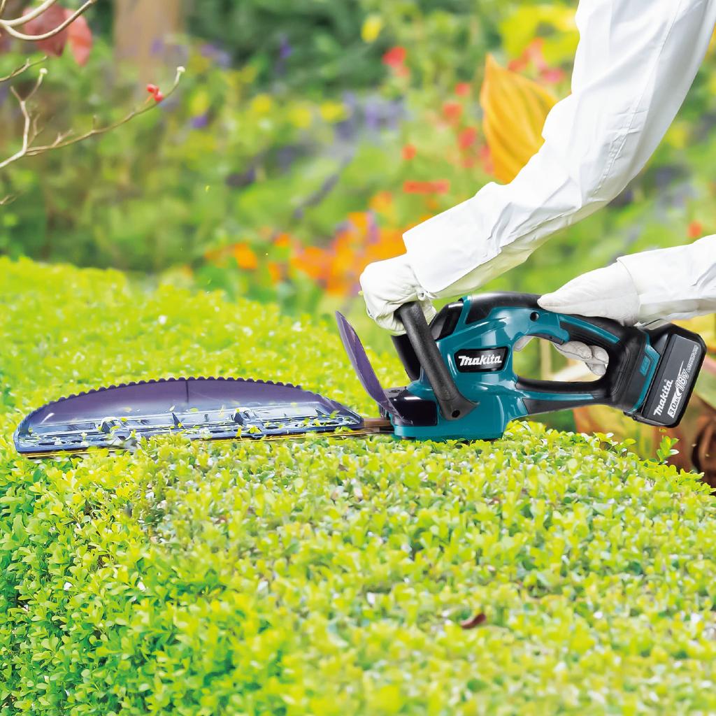 Makita MUH367DZ 360mm Rechargeable Hedge 18V and Charger Sold Blue Trimmer, (Battery Separately),
