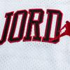 Jordan Футболка с коротким рукавом и V-образным вырезом с логотипом, детские топы, цвет чисто-белый JD2222115GS-002