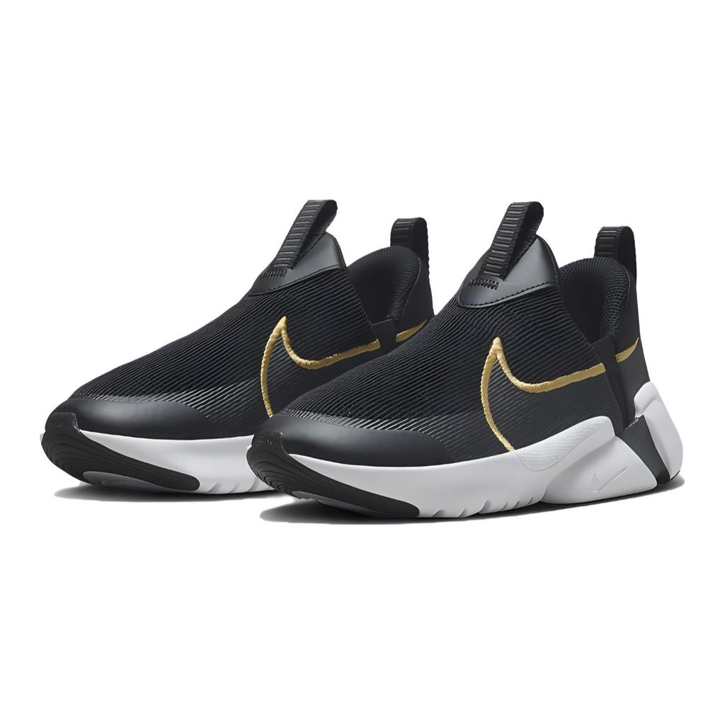 Nike Flex Plus 2 GS 'Черный Металлик Золотой' DV8999-002