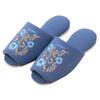 LANCETTI Senko Liguria Size 47168 Slippers, 23.5-25cm, Blue,