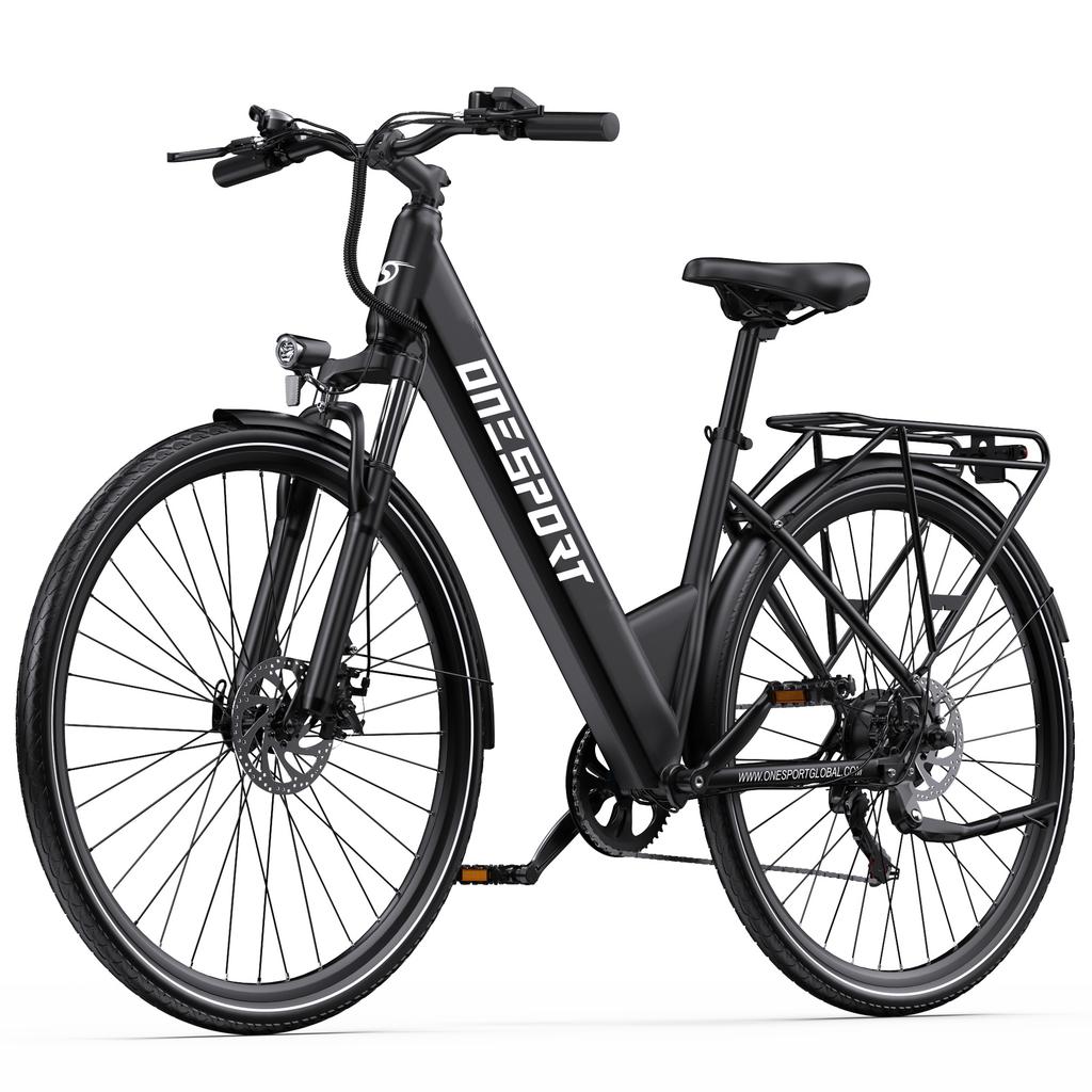 Onesport OT12 27.5 Electric bike Peak 250W36V13AH city Electric bike lights and rear lights