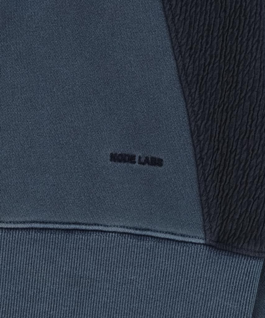 NODE LABS Разработка:7 Свитшот с текстурой, окрашенный garment dyed_Темно-синий