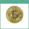 Памятная монета Bitcoin с металлическим основанием и акриловым дисплеем для деловых подарков