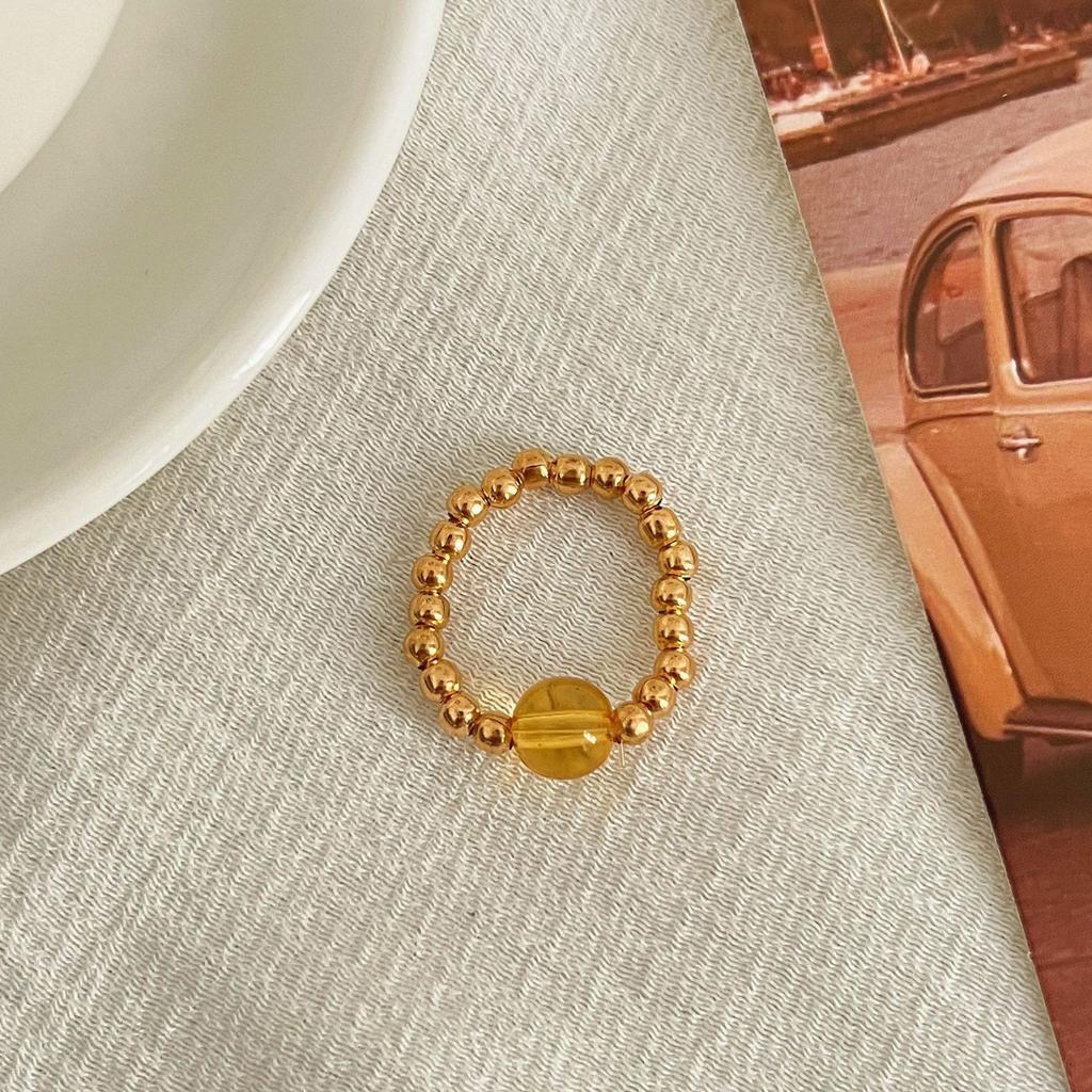 Кольцо с жемчугом, эластичное, женское, литературное, для ношения в несколько рядов, на указательный палец, высококачественное, ручной работы, ювелирное изделие