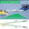 Heavy Type Boats Tow Rope With Stainless Steel Connector Water Sports Tow Line For Kayaks Ski And Small Yachts