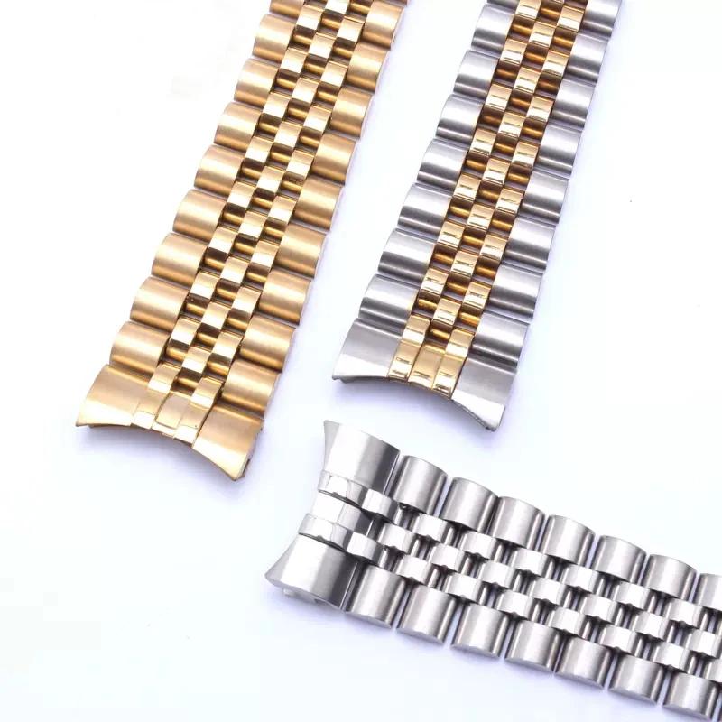 Watch Accessory Strap Stainless Steel Strap Uitable For Rolex Steel Watchband Daytona Green Black waterGhost Submariner Bracelet