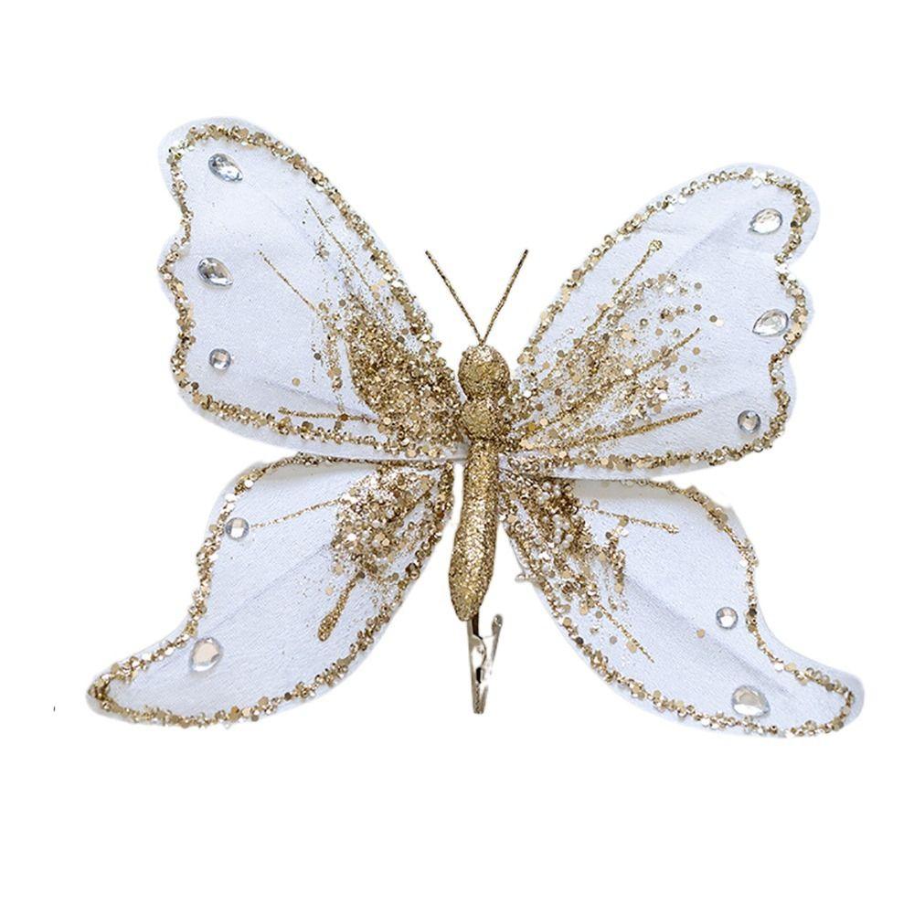 Разноцветное украшение на рождественскую елку 25*21 см подвесное украшение НОВЫЙ Рождественский фестиваль бабочек