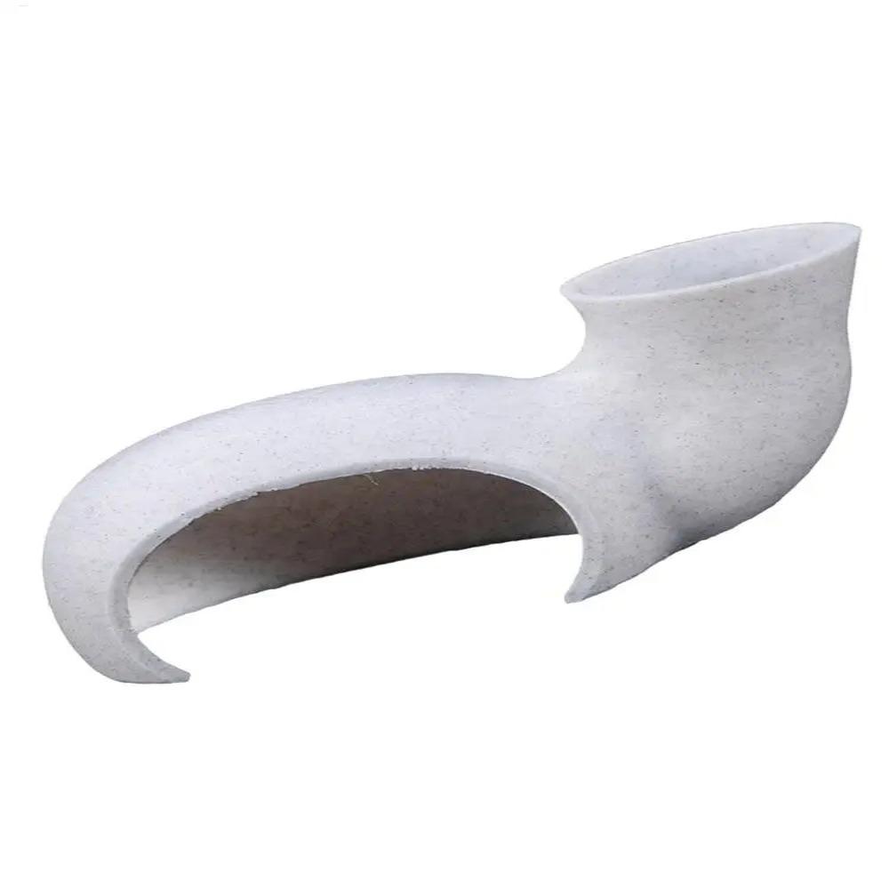 3D Печать Аквариумный Подземный Туннель Декоративный Подземный Стиль Рыба Креветки Укрытия Пещеры Пластиковый Туннель для Петушков и Креветок