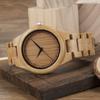 BOBO BIRD and Handmade Bamboo Wood Quartz Watch with Scale Lightweight Casual Sports Watch Men's Women's Movement, (Men's)
