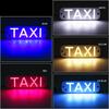 Taxi Light Taxi Led Sign Decor Logo Flashing Hook On Car Window Car Charger Inverter For Driver