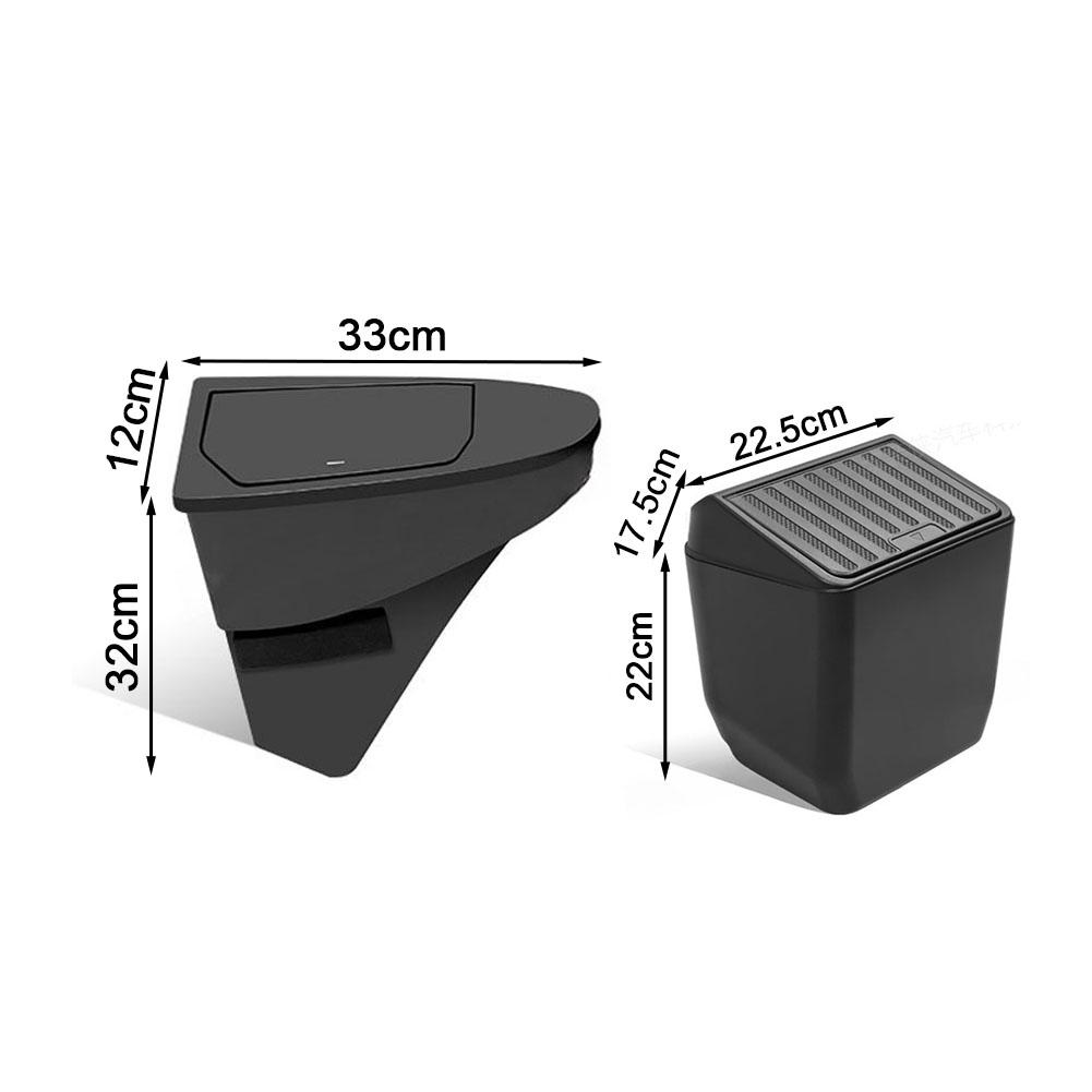 For Tesla Model Y Juniper 2025-2025 Front Rear Door Storage Slot Front Door Trash Garbage Bin Waterproof Storage Box Car Accesso