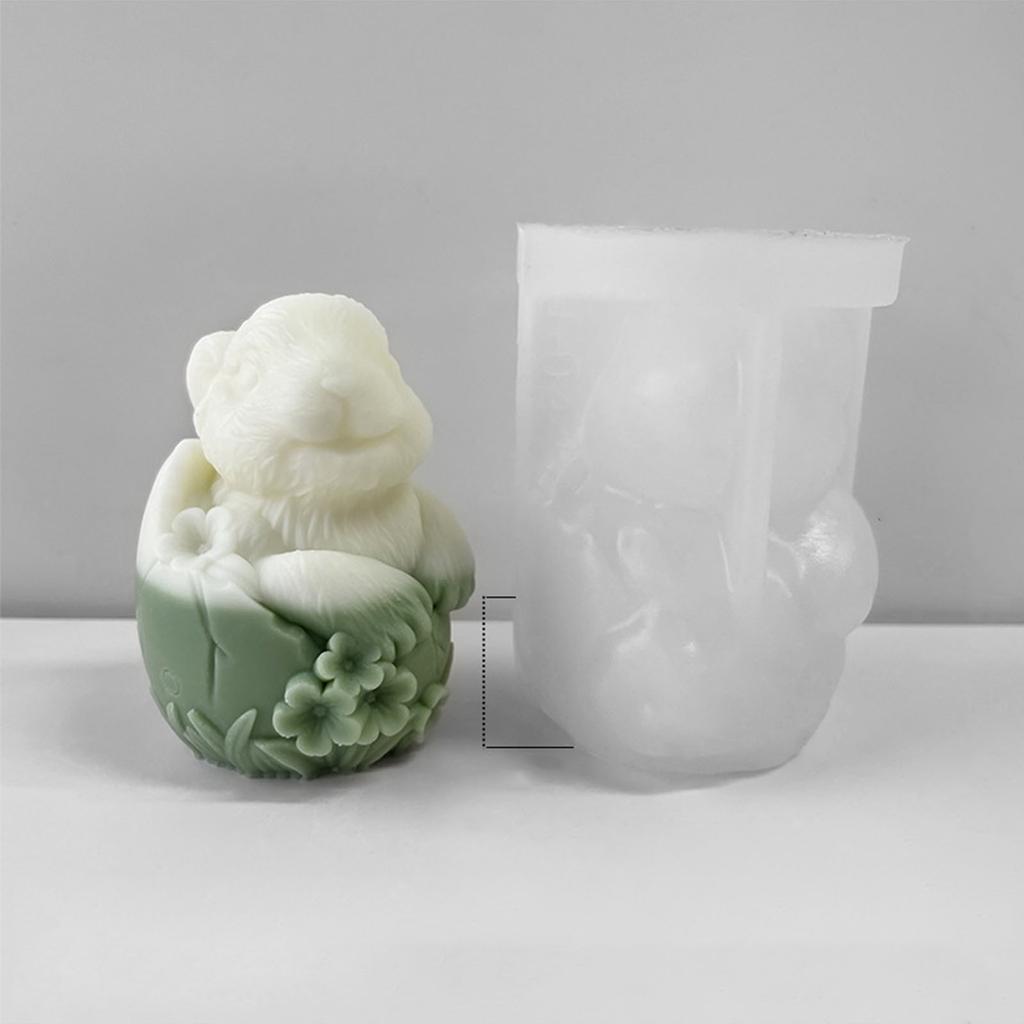 Форма для мыла «сделай сам», силиконовые формы для свечей, ракушка в форме кролика, силиконовая форма для глины, формы для ручного изготовления, силиконовый материал