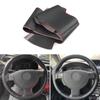 1PC Perforated Leather Steering Wheel Cover Trim For Opel Corsa C Combo C Vauxhall Tigra 2000-2005-2006 Interior