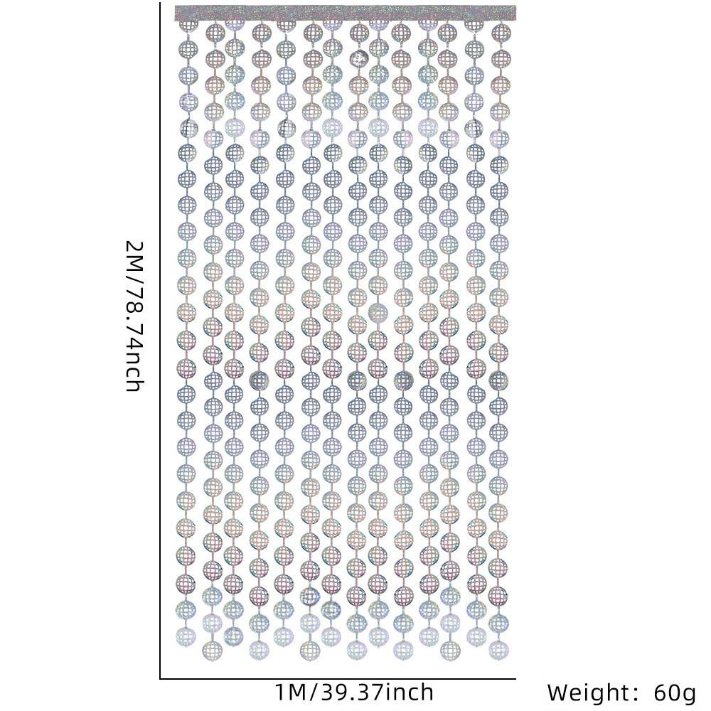 Серебряный Шарик Диско Дождь Занавес Для Потрясающего Декора Вечеринки По Случаю Дня Рождения И Свадебного Фона