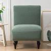 Armless Chair Cover Stretch Single Sofa Slipcover Thicken Polar Fleece Chair Cover Protector Armless Sofa Cover for Living Room