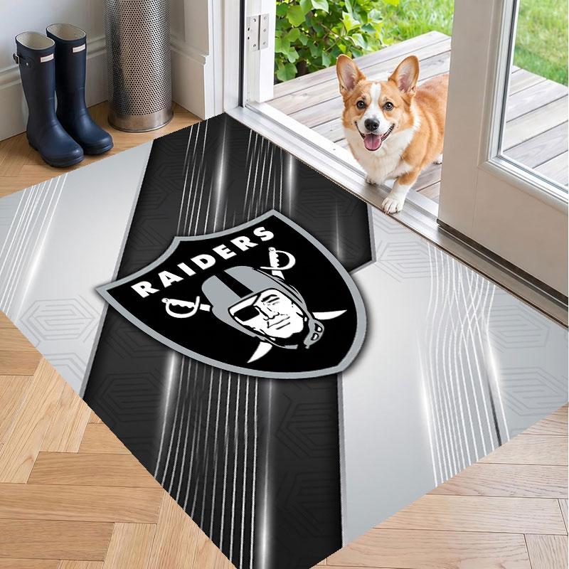 Мягкий напольный ковер с узором Las Vegas Raiders, ковер для гостиной, декоративный коврик для декора комнаты в доме