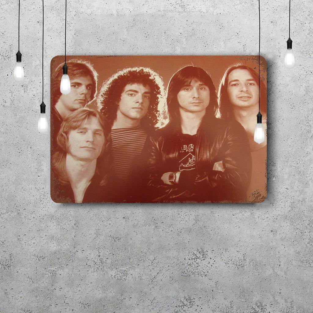 Плакаты Декор Металлические Жестяные Знаки 'Journey Band Vintage' Декор Стены Металлическая Пластина Ретро для Гаража Бара