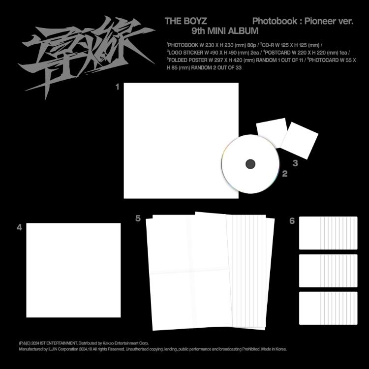 PHOTOBOOK Ver THE BOYZ 9th Mini Album TRIGGER Pioneer Ver